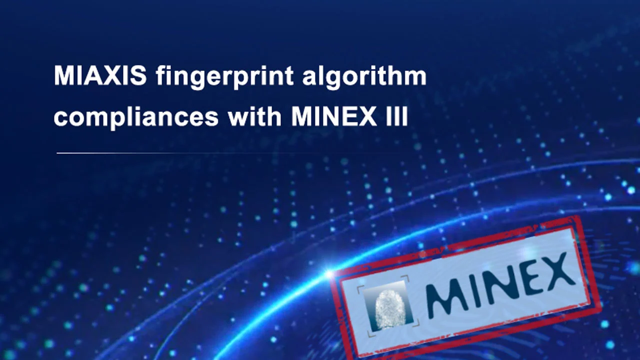 NIST MINEX III Benchmark-Miaxis Fingerprint Template Generator Algorithm Ranked #2 In Template Creation Speed